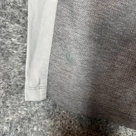 Lululemon Shorts Mens Large Gray Lightweight Athletic Drawstring Casual Gym - Picture 6 of 9